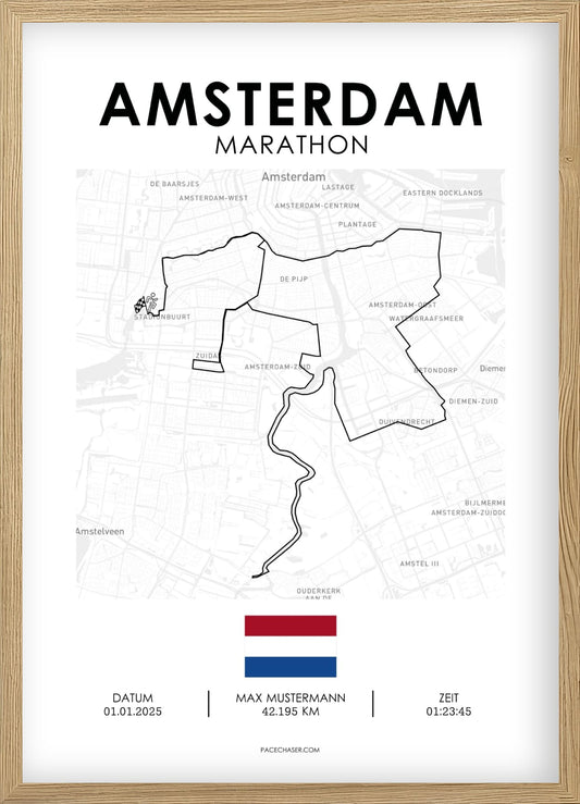 Marathon Amsterdam Poster (2025)