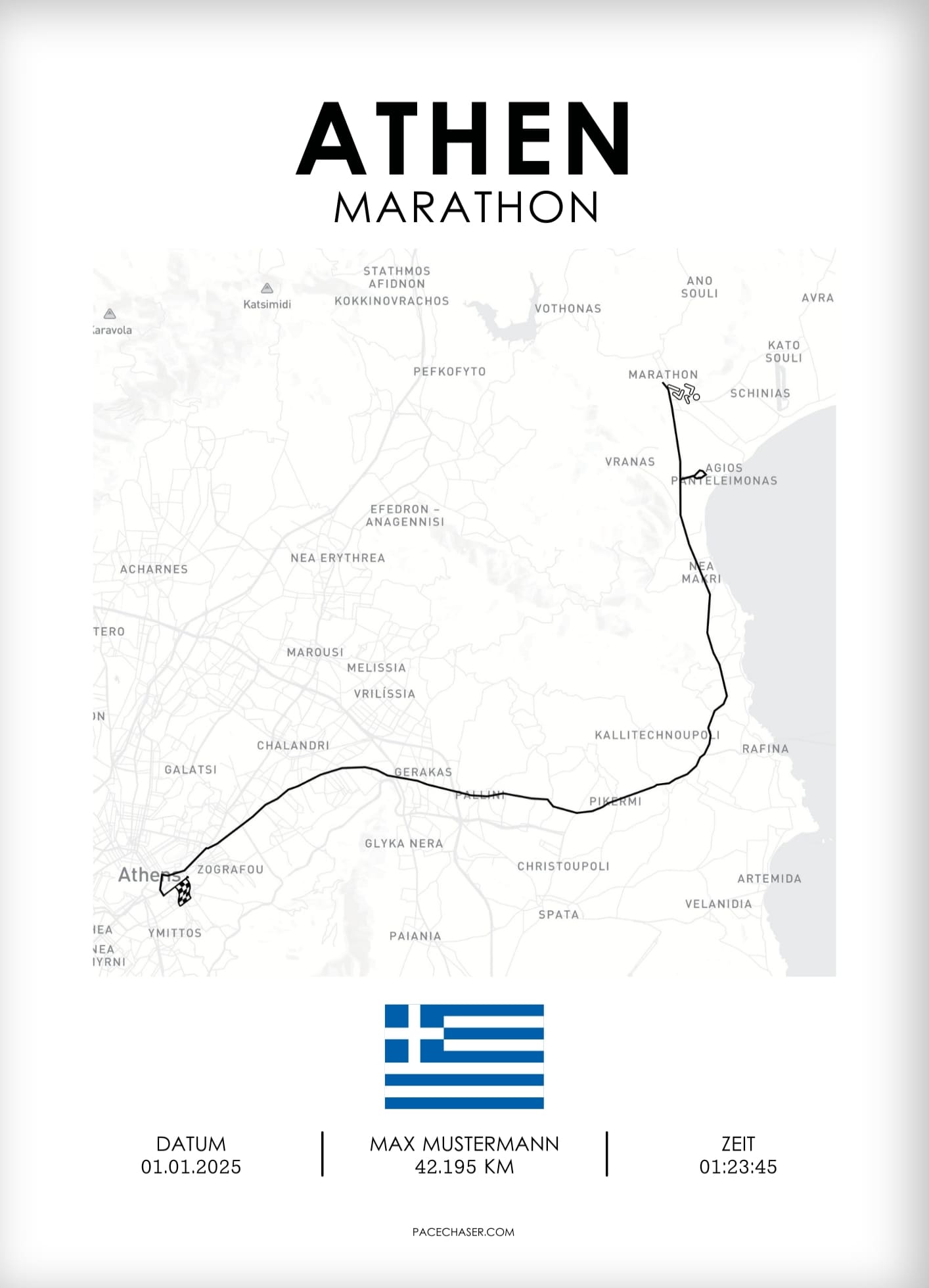 Marathon Athen Poster
