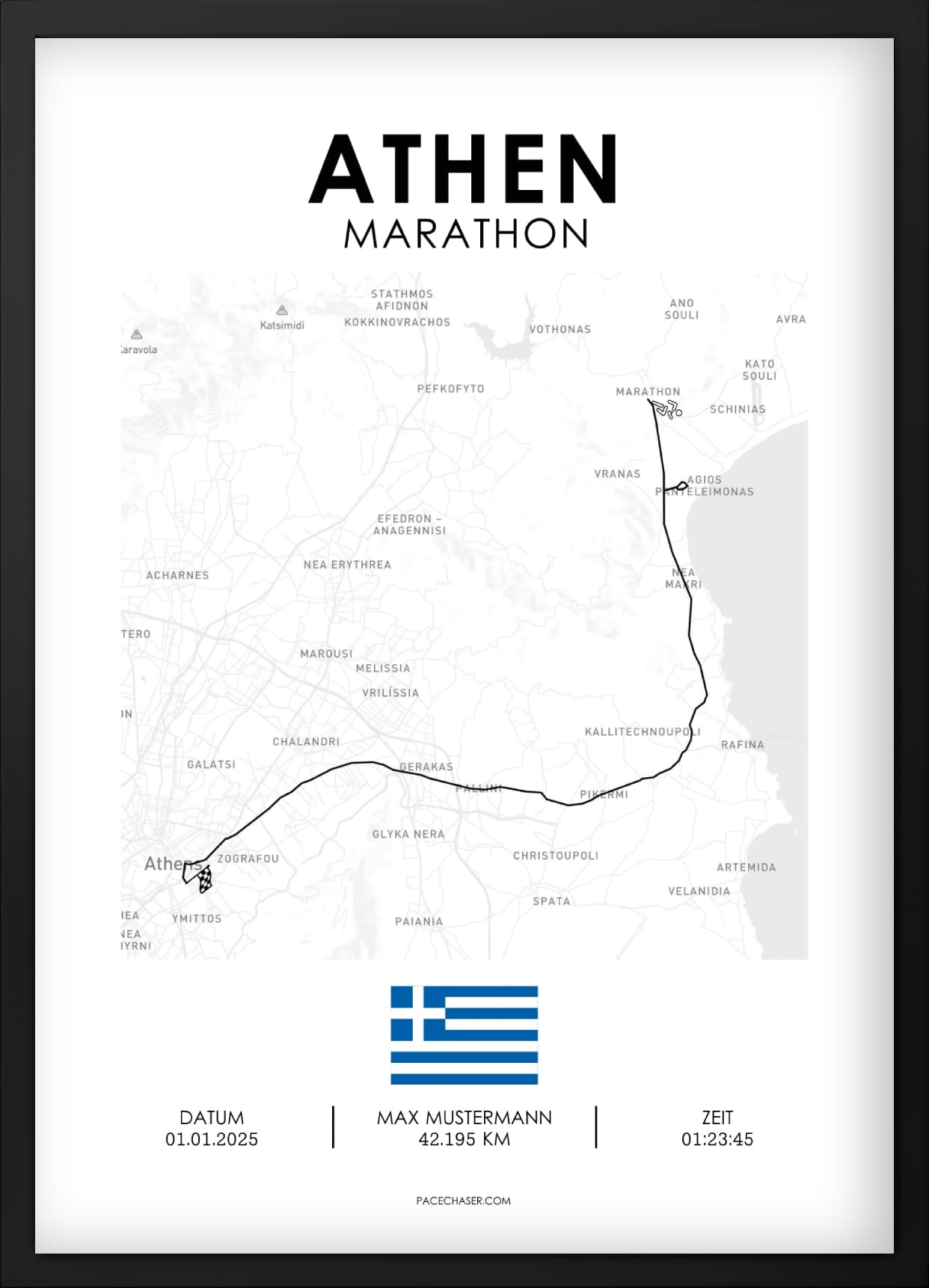Marathon Athen Poster