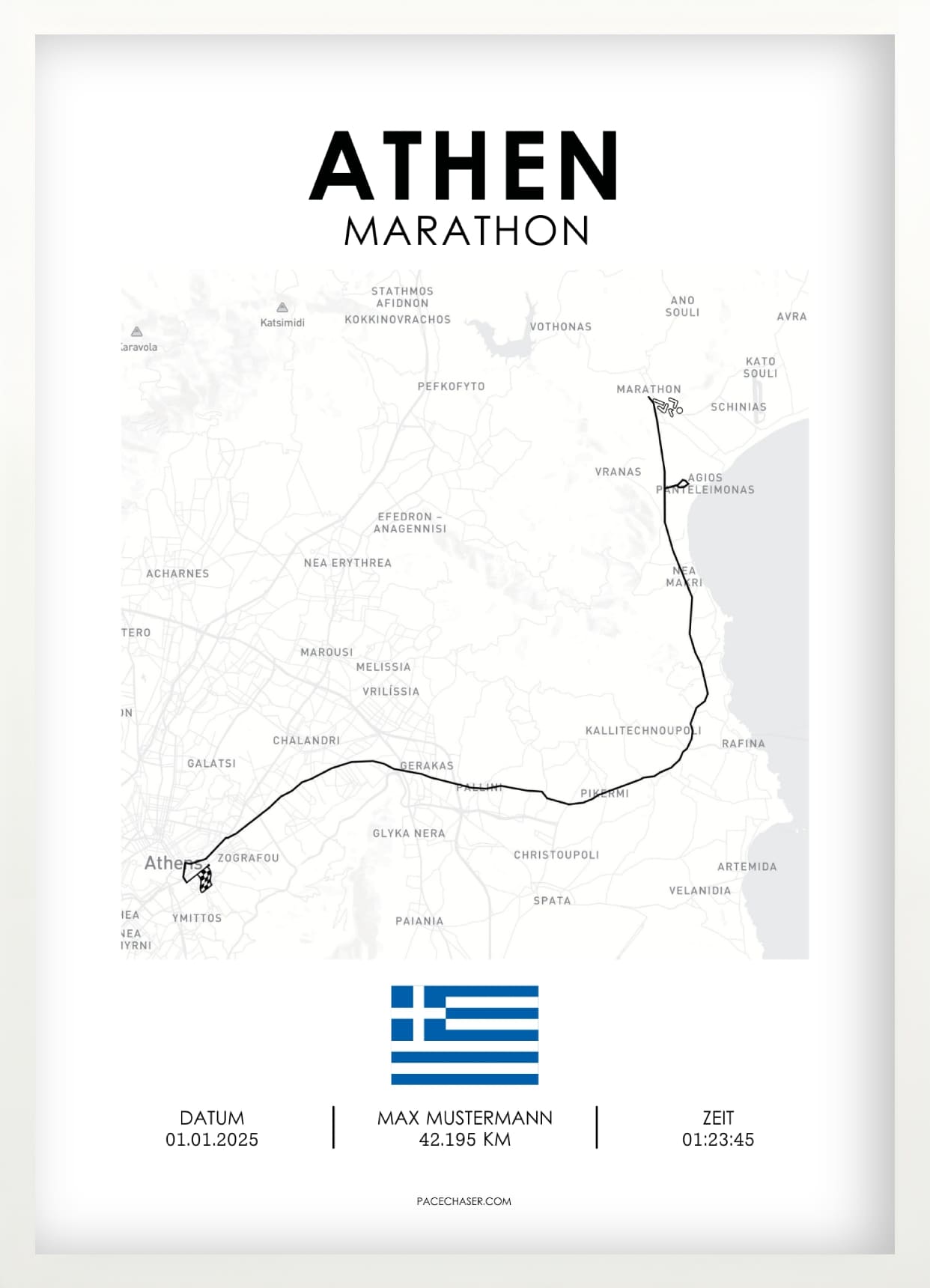 Marathon Athen Poster