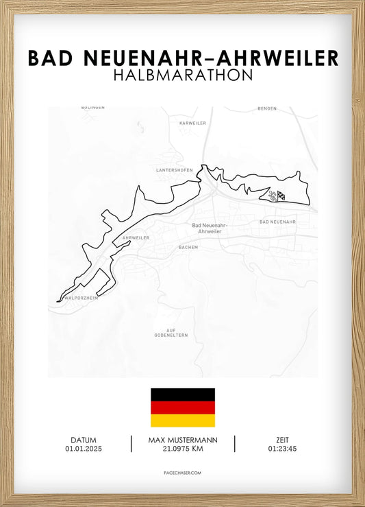 Halvmaraton Bad Neuenahr-Ahrweiler Plakat