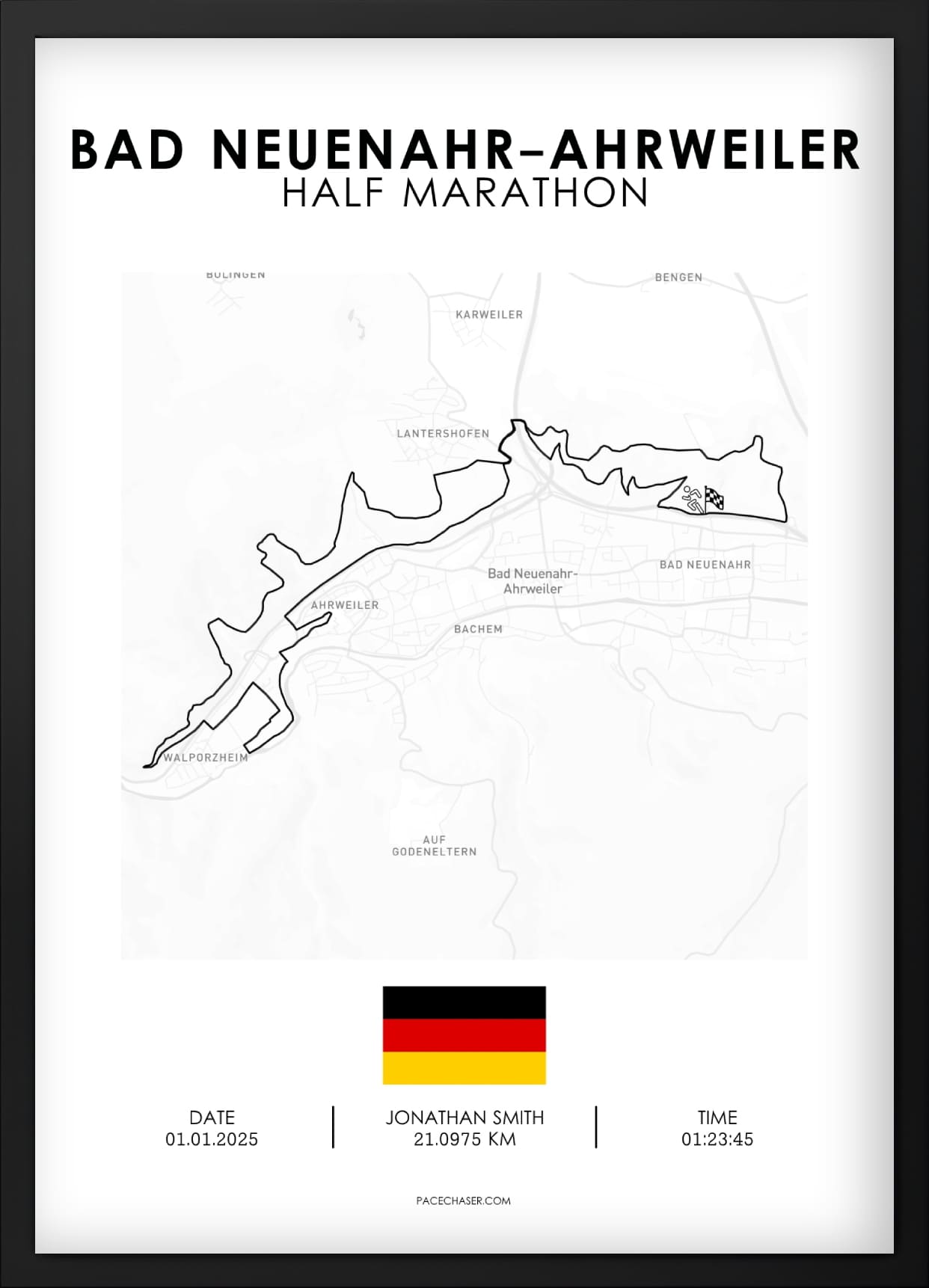 Halbmarathon Bad Neuenahr-Ahrweiler Poster