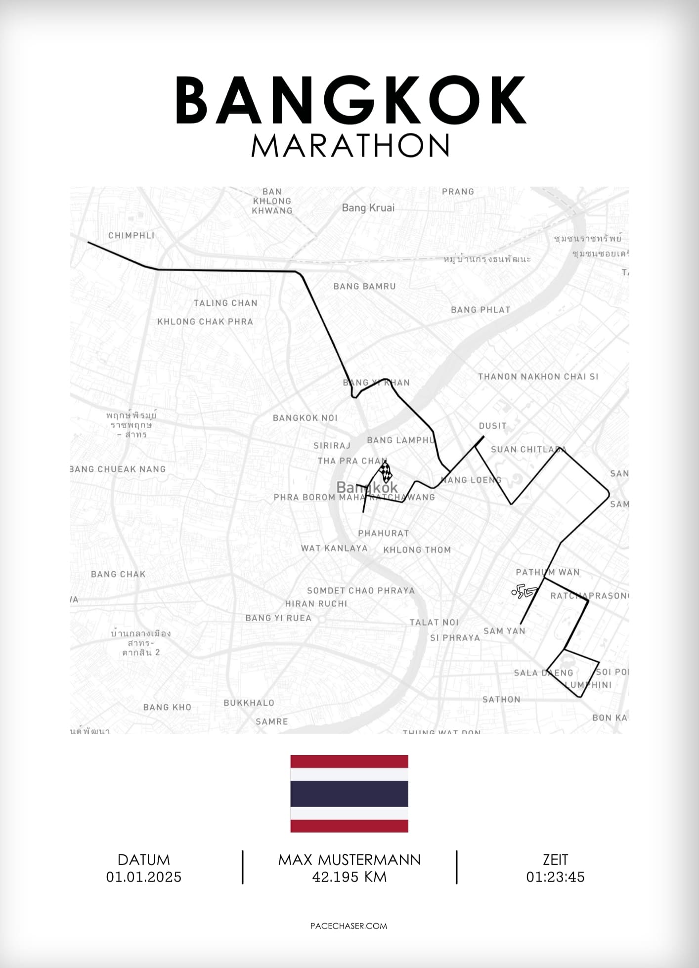 Marathon Bangkok Poster (ab 2024)