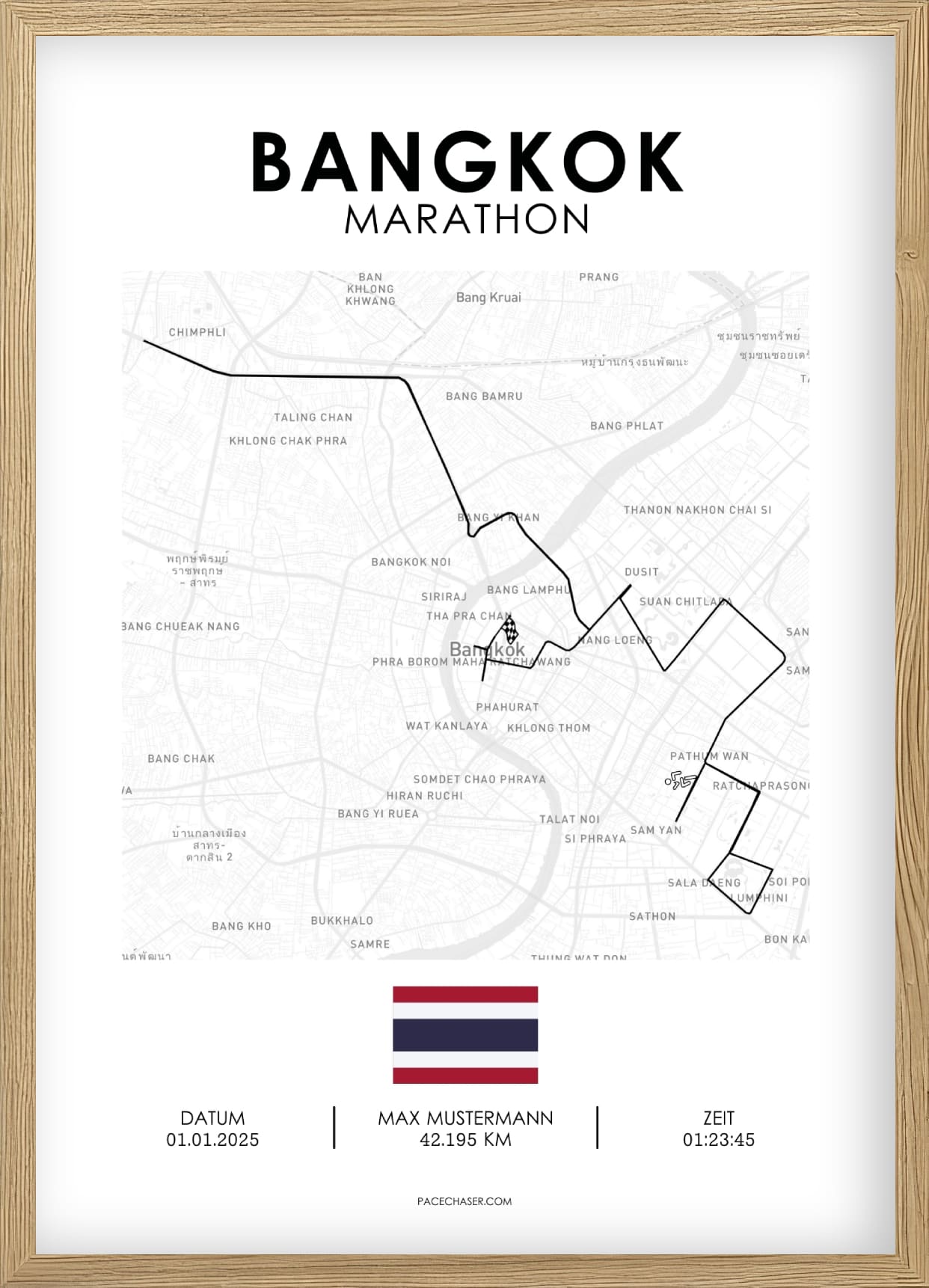 Marathon Bangkok Poster (ab 2024)
