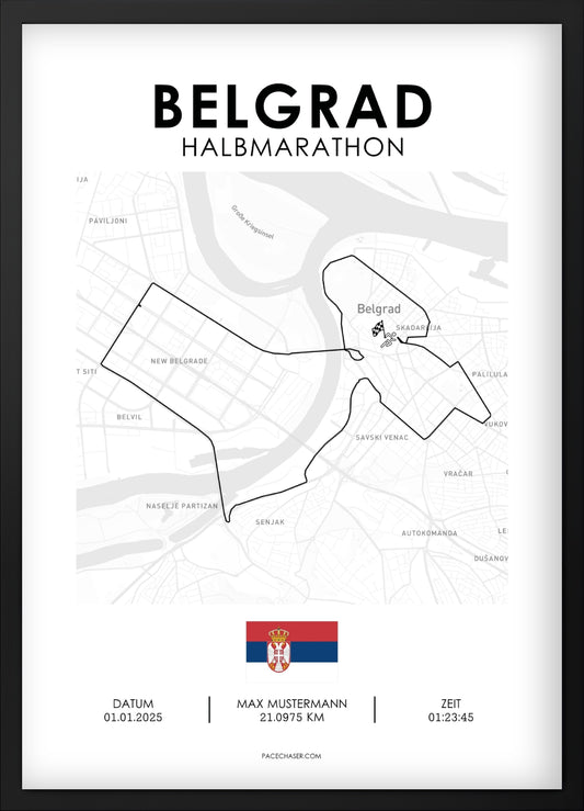 Belgrade Half Marathon Poster