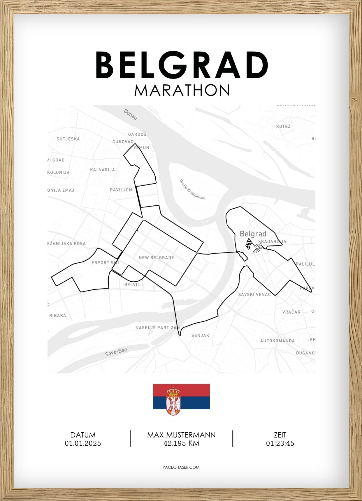 Marathon Belgrade Poster