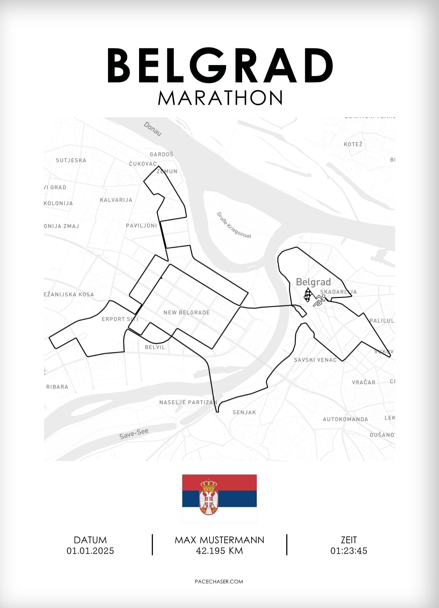 Marathon Belgrade Poster