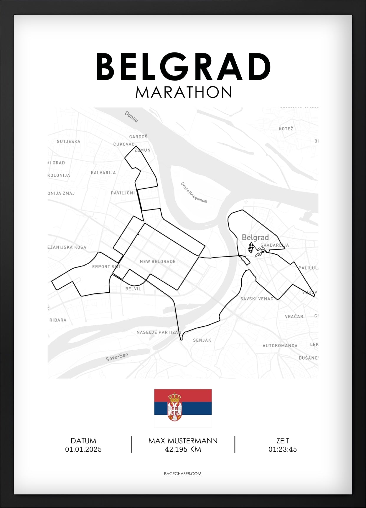 Marathon Belgrade Poster