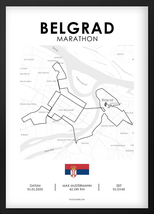 Maraton Beograd Plakat (fra 2025)