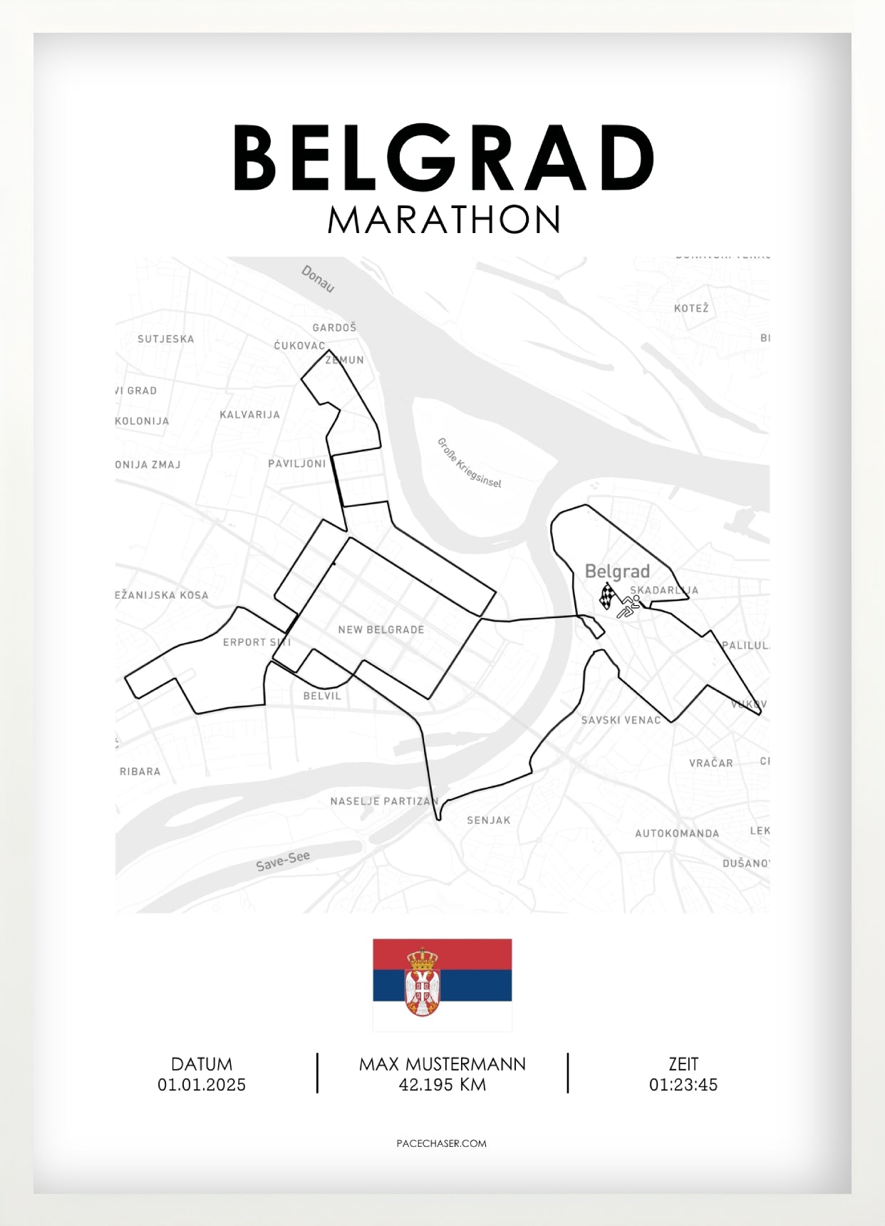 Marathon Belgrade Poster