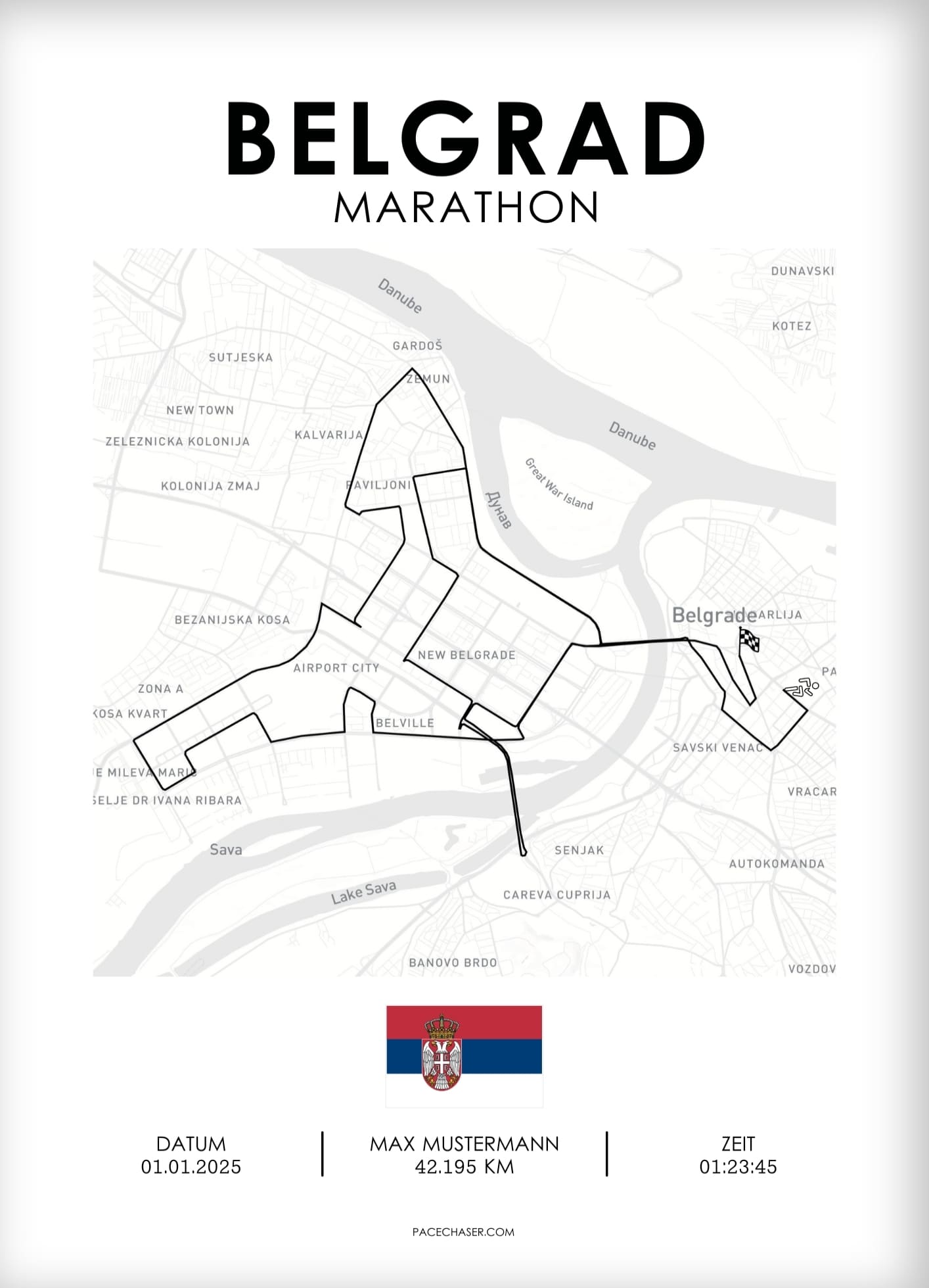 Marathon Belgrad Poster