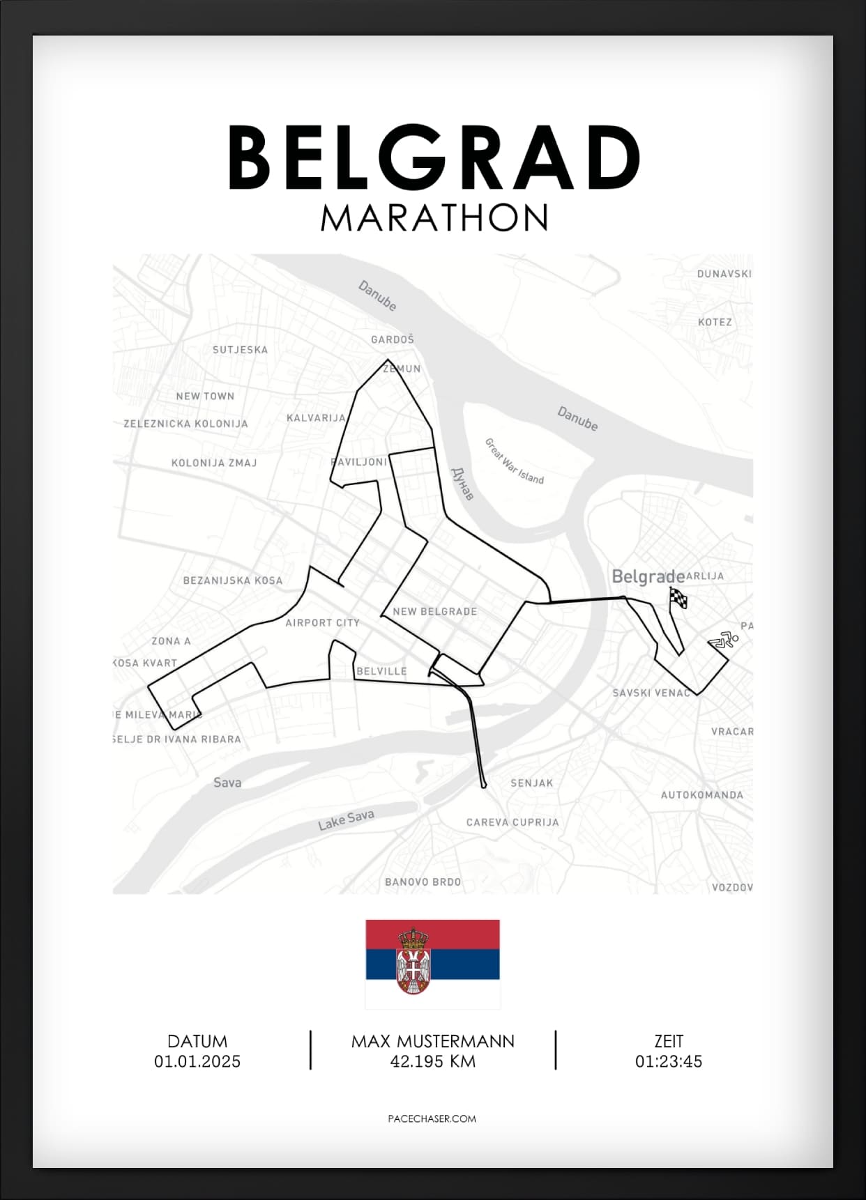 Marathon Belgrad Poster