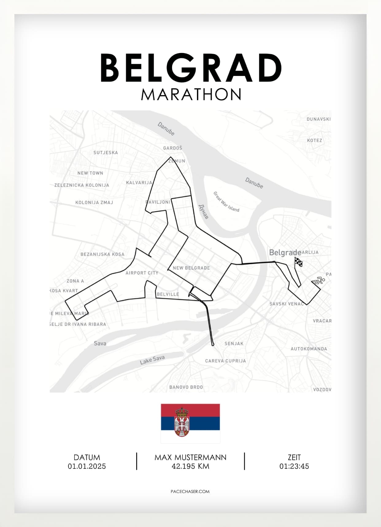 Marathon Belgrad Poster
