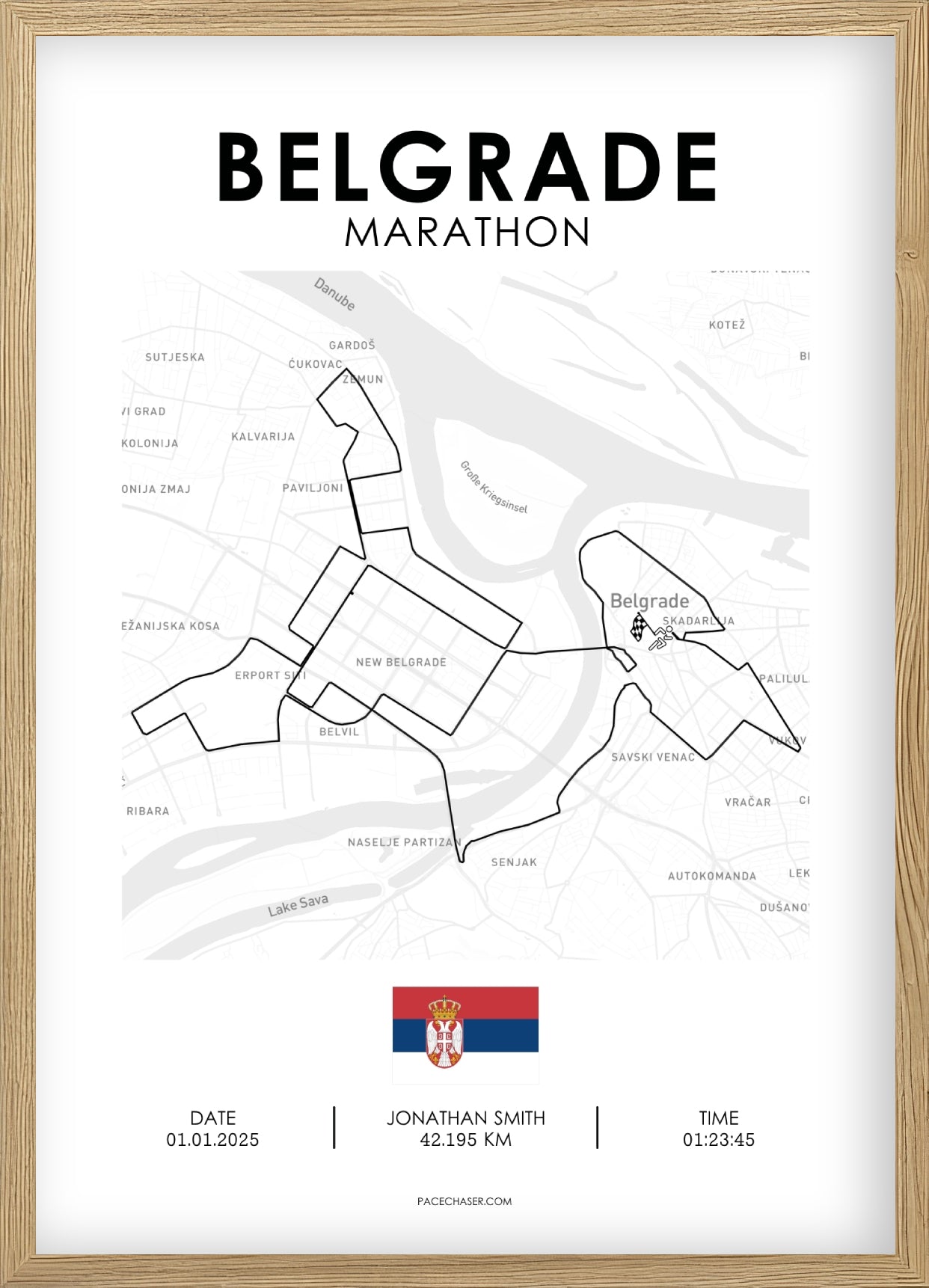Marathon Belgrade Poster