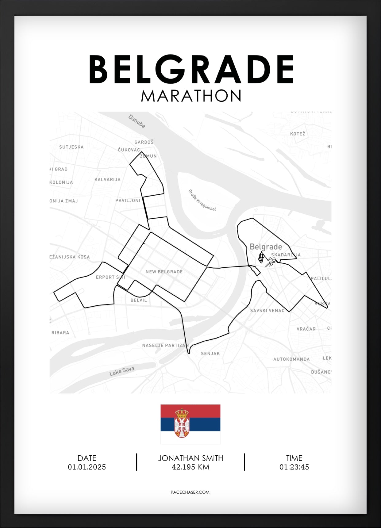 Marathon Belgrade Poster