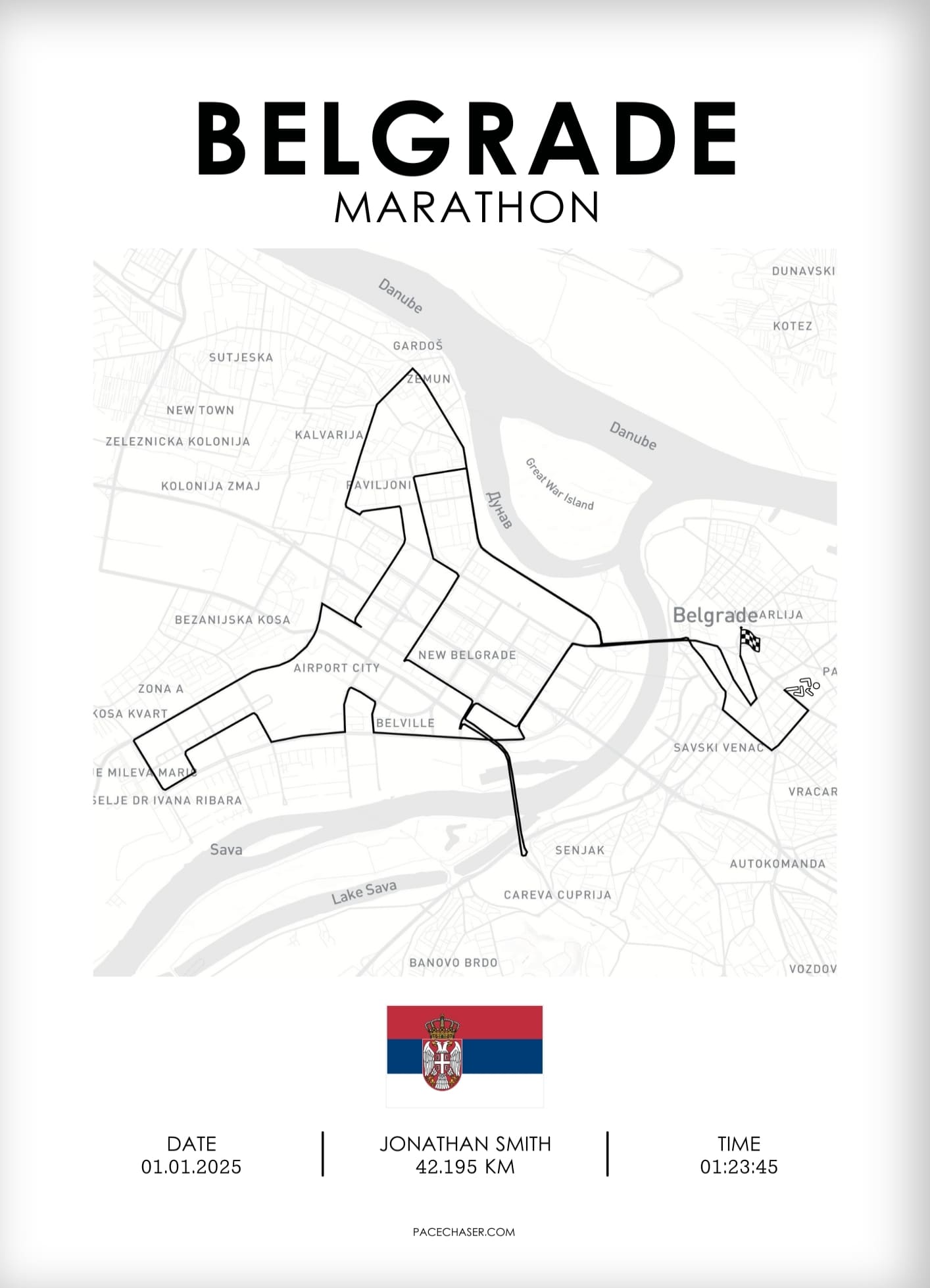 Marathon Belgrad Poster
