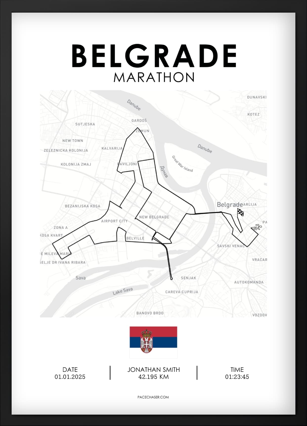 Marathon Belgrad Poster