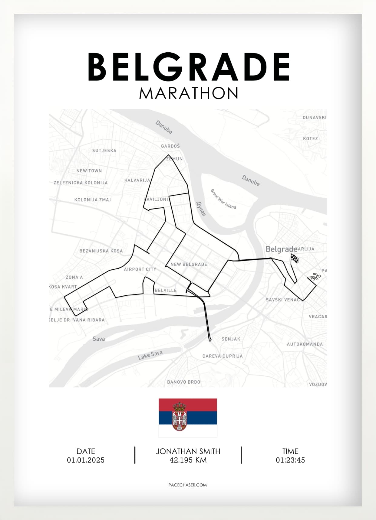 Marathon Belgrad Poster