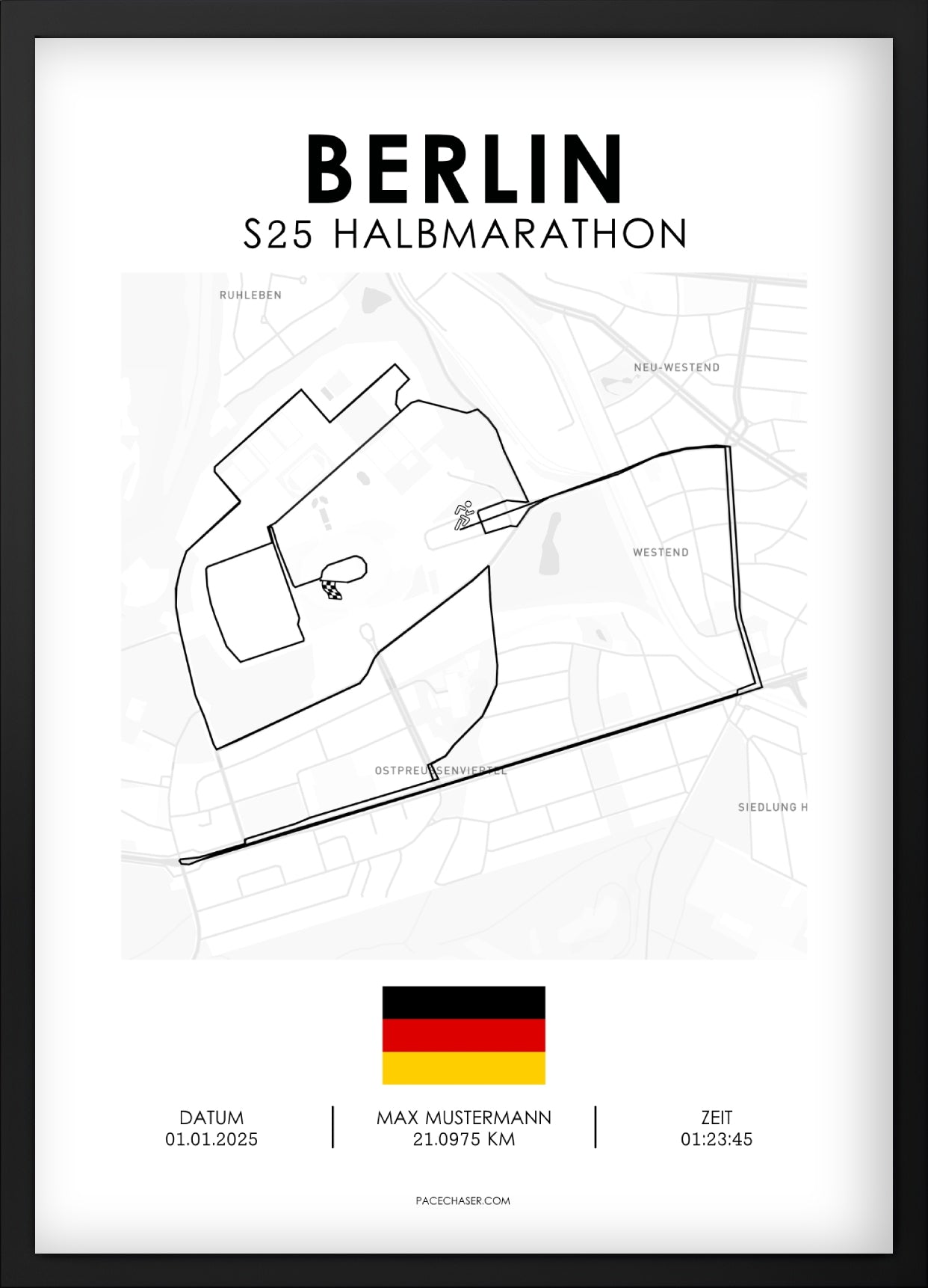 Halbmarathon Berlin Poster - S25