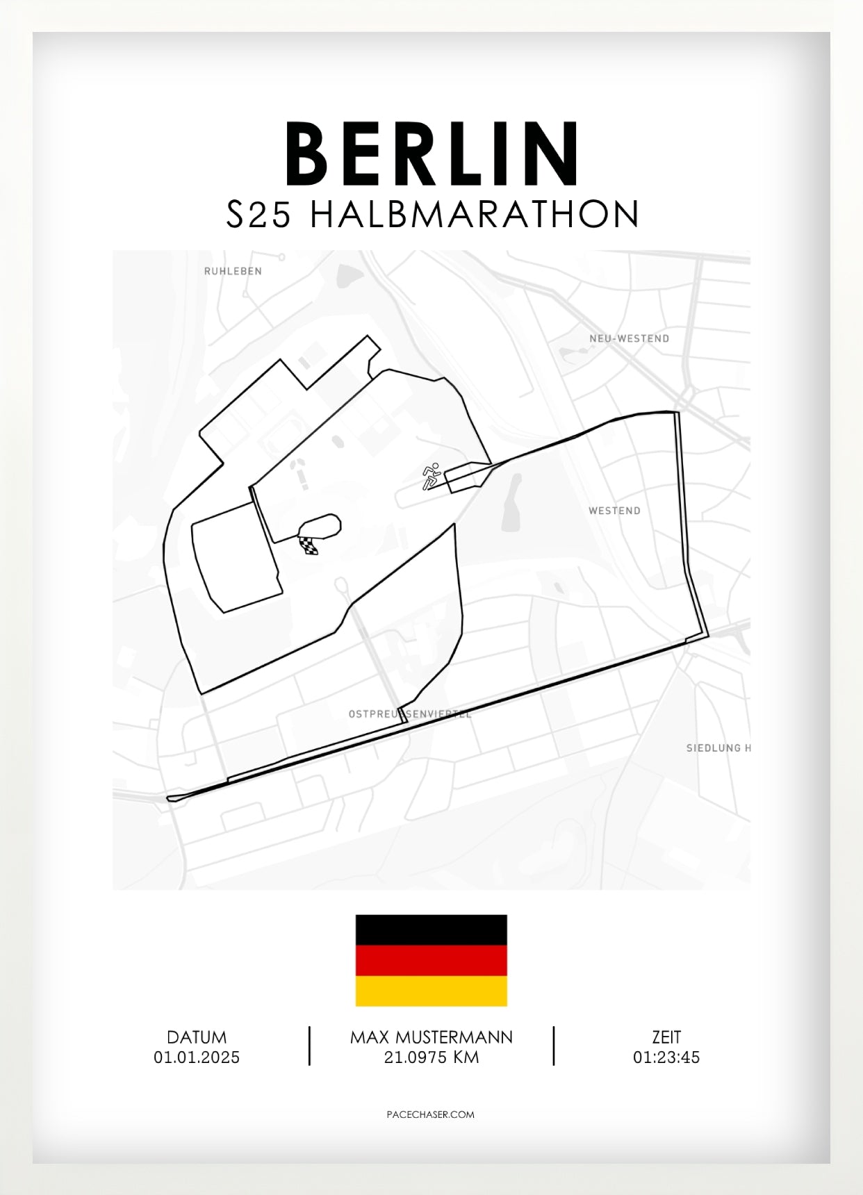 Halbmarathon Berlin Poster - S25