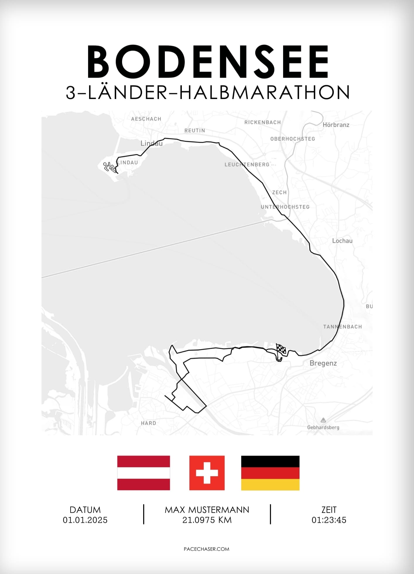 Halbmarathon Bodensee Poster (ab 2024)