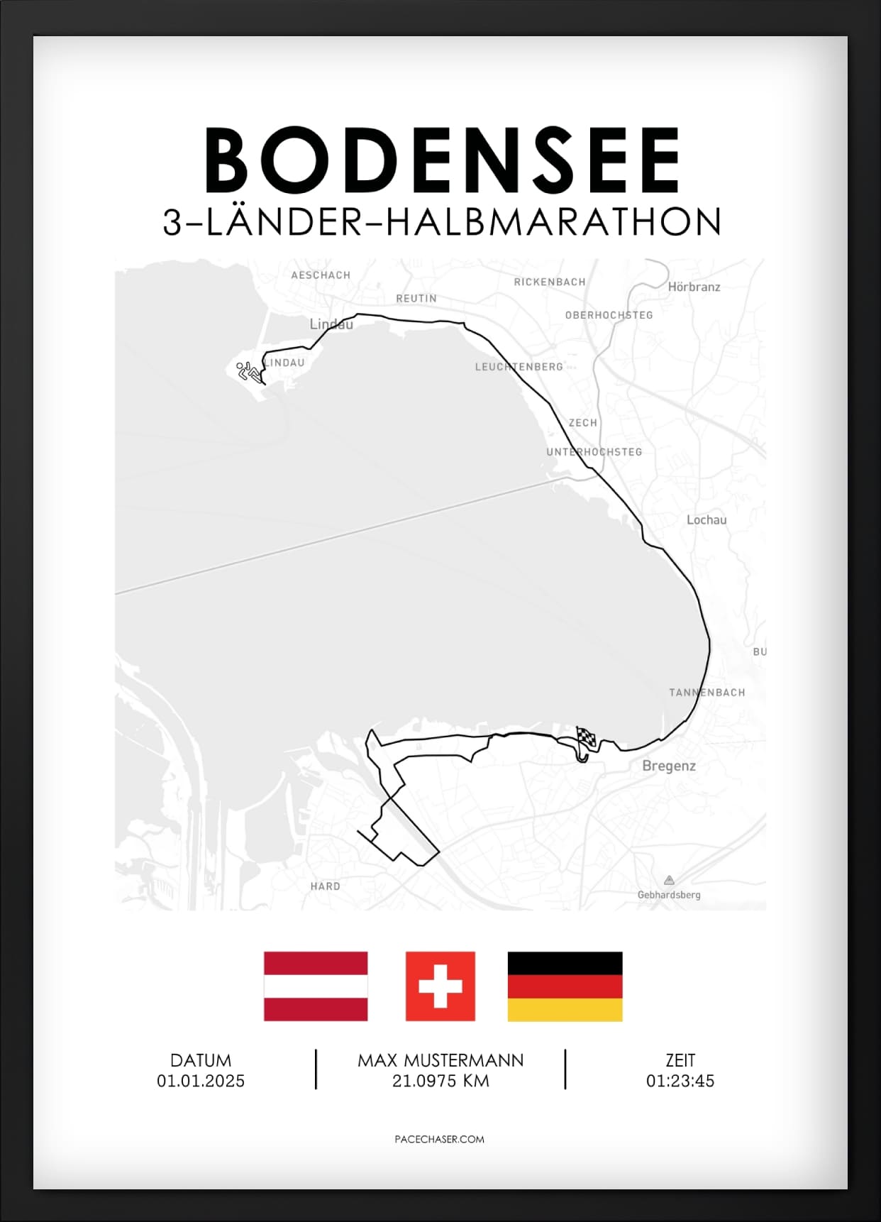 Halbmarathon Bodensee Poster (ab 2024)