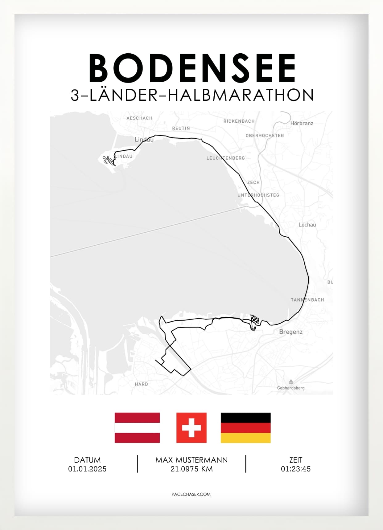 Halbmarathon Bodensee Poster (ab 2024)