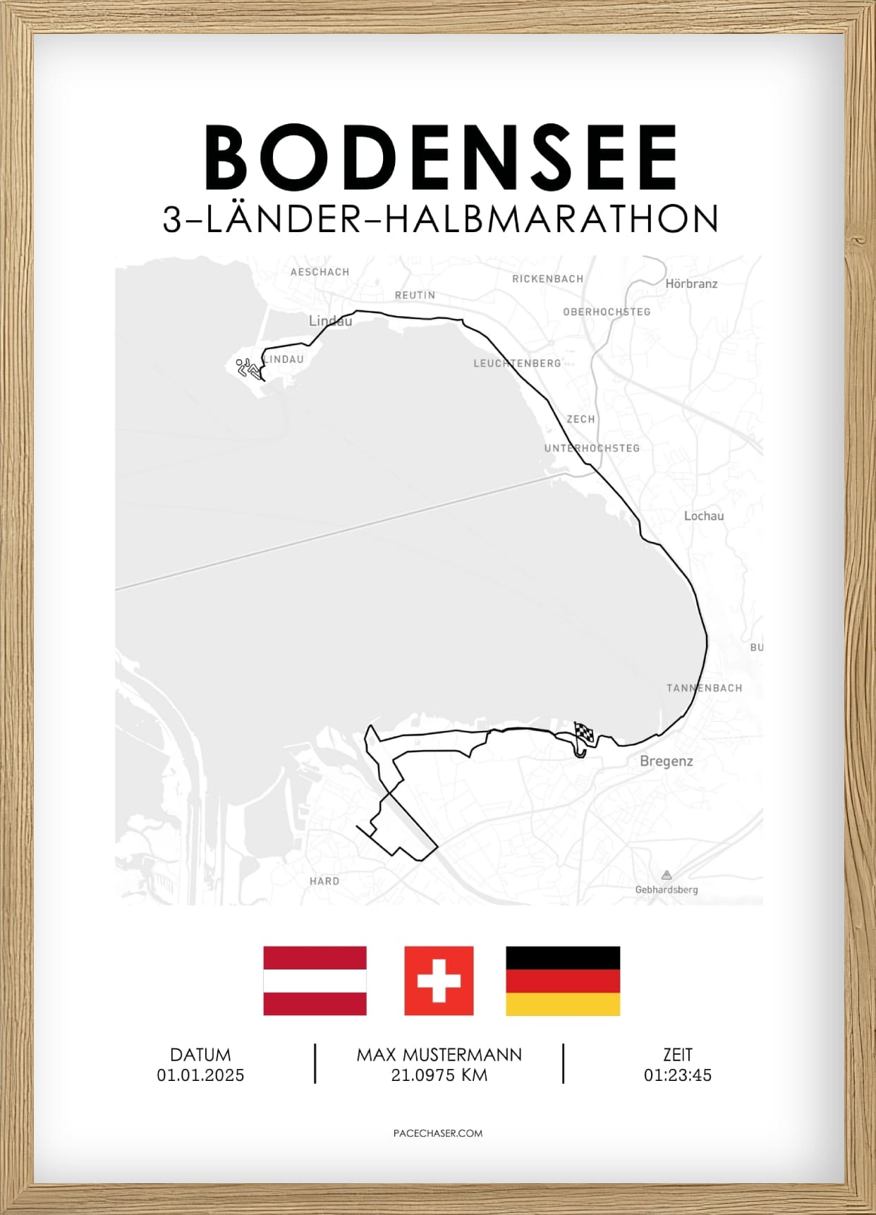 Halbmarathon Bodensee Poster (ab 2024)