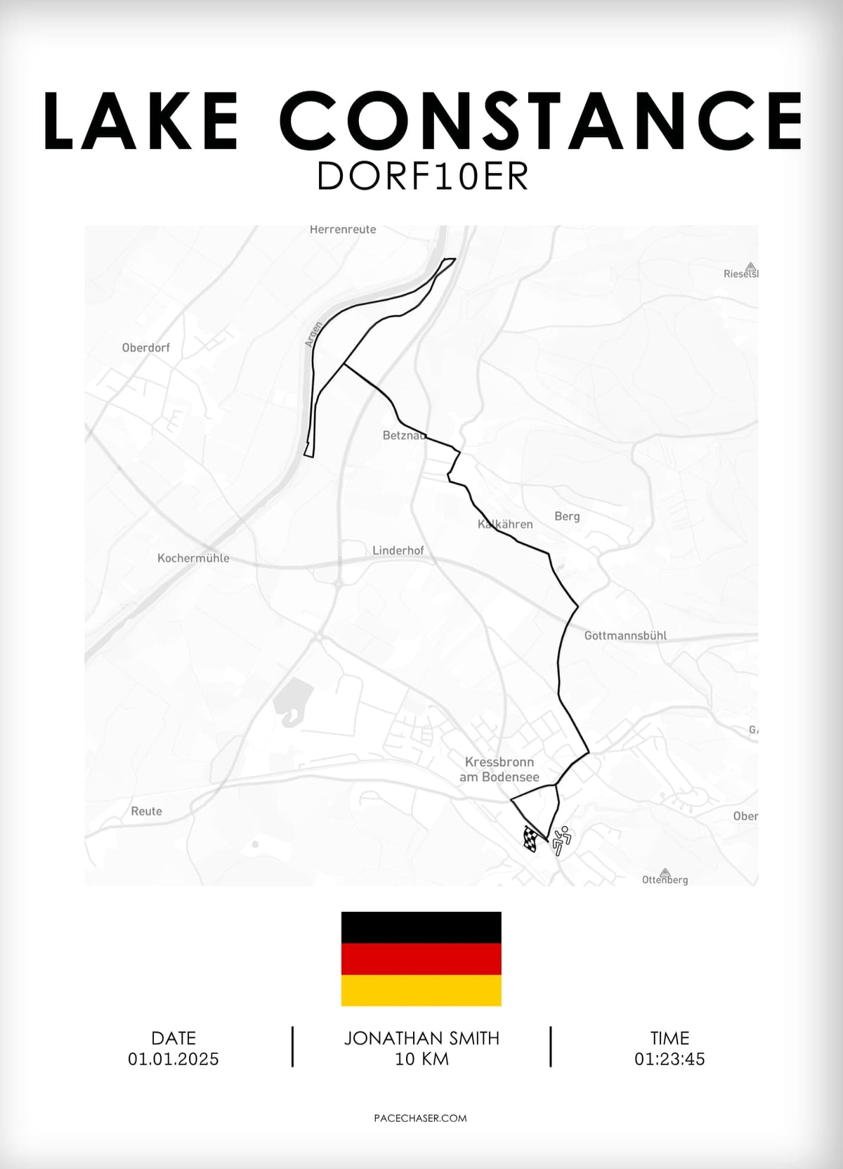 Bodensee (Kressbronn) Laufposter