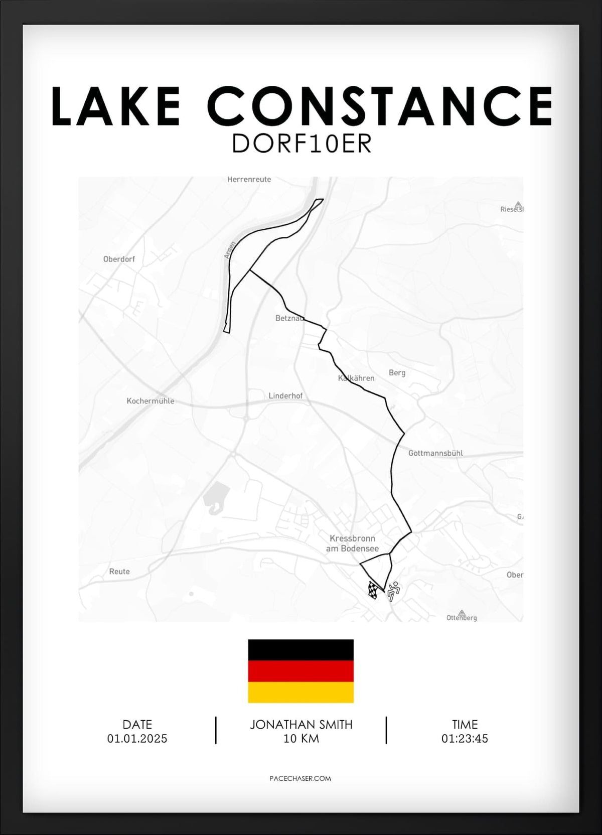Bodensee (Kressbronn) Laufposter