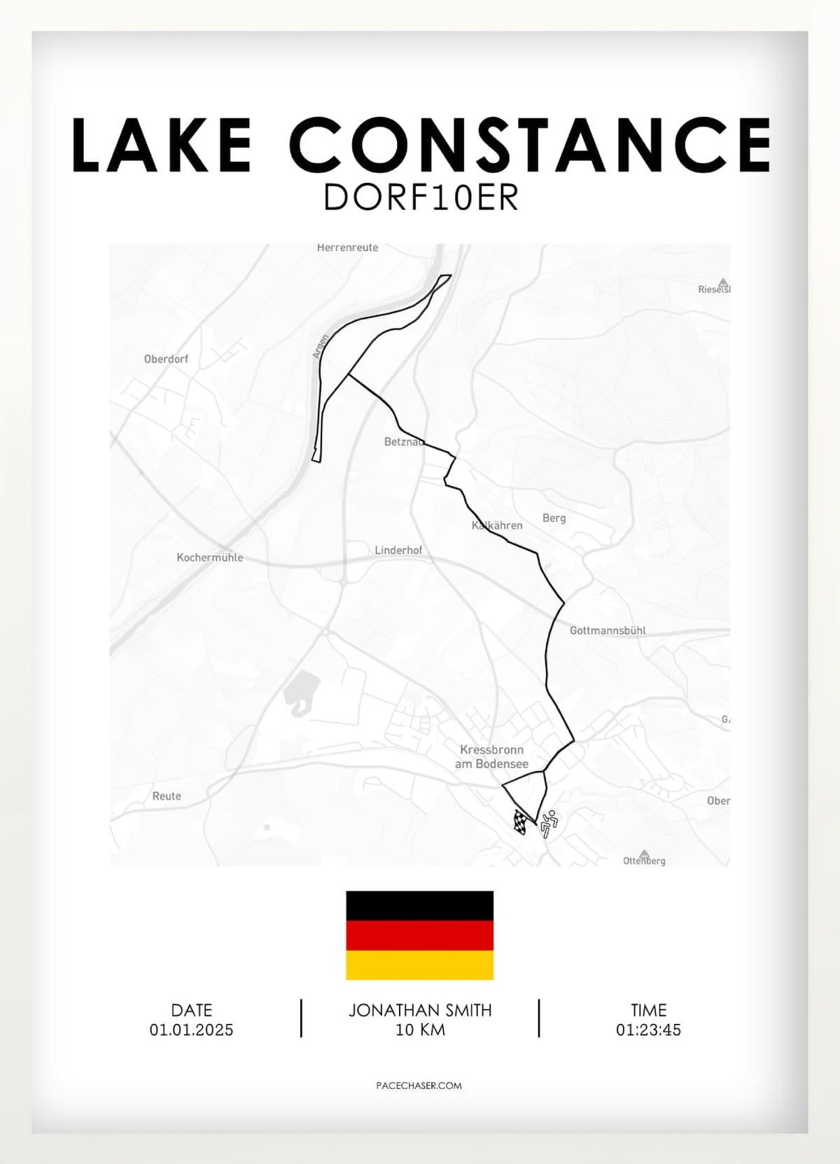 Bodensee (Kressbronn) Laufposter