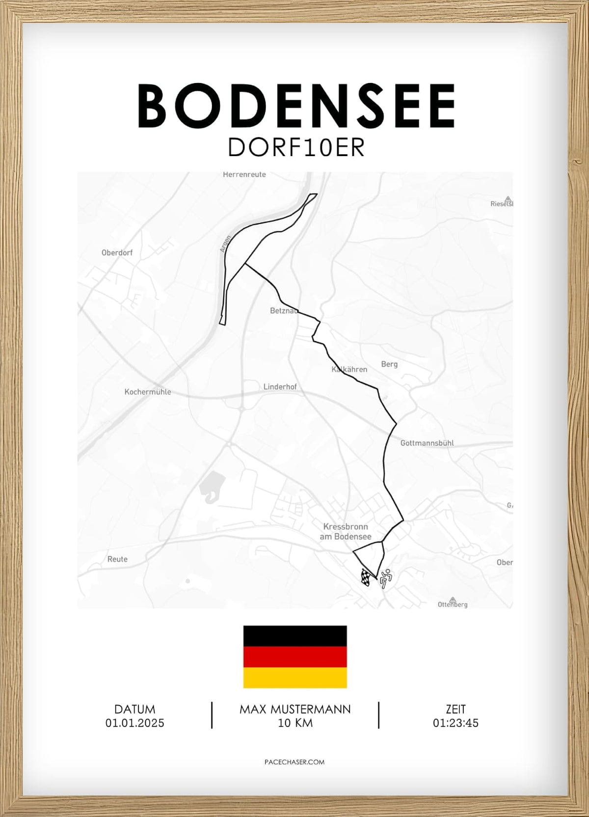 Bodensee (Kressbronn) Laufposter