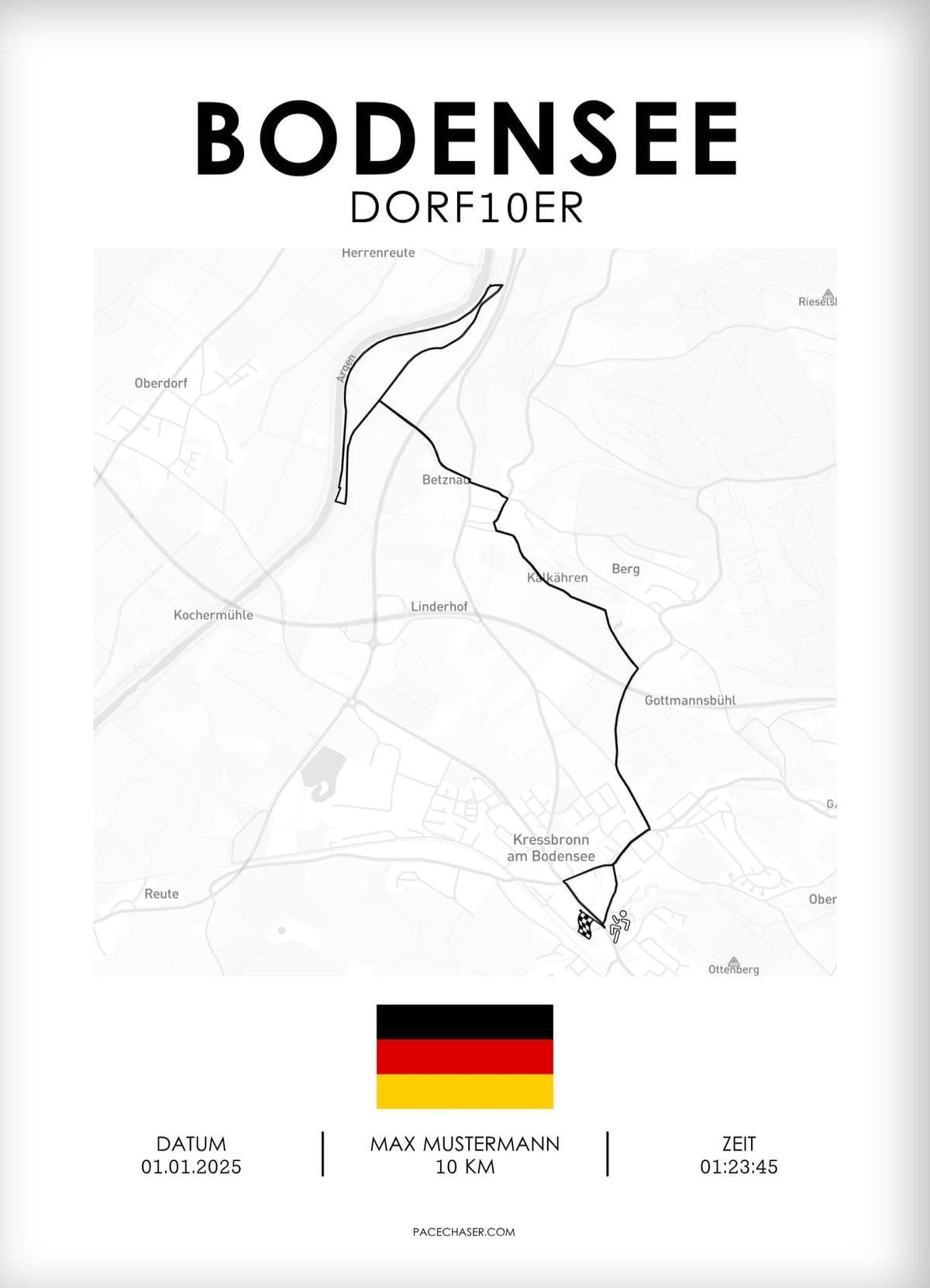 Bodensee (Kressbronn) Laufposter
