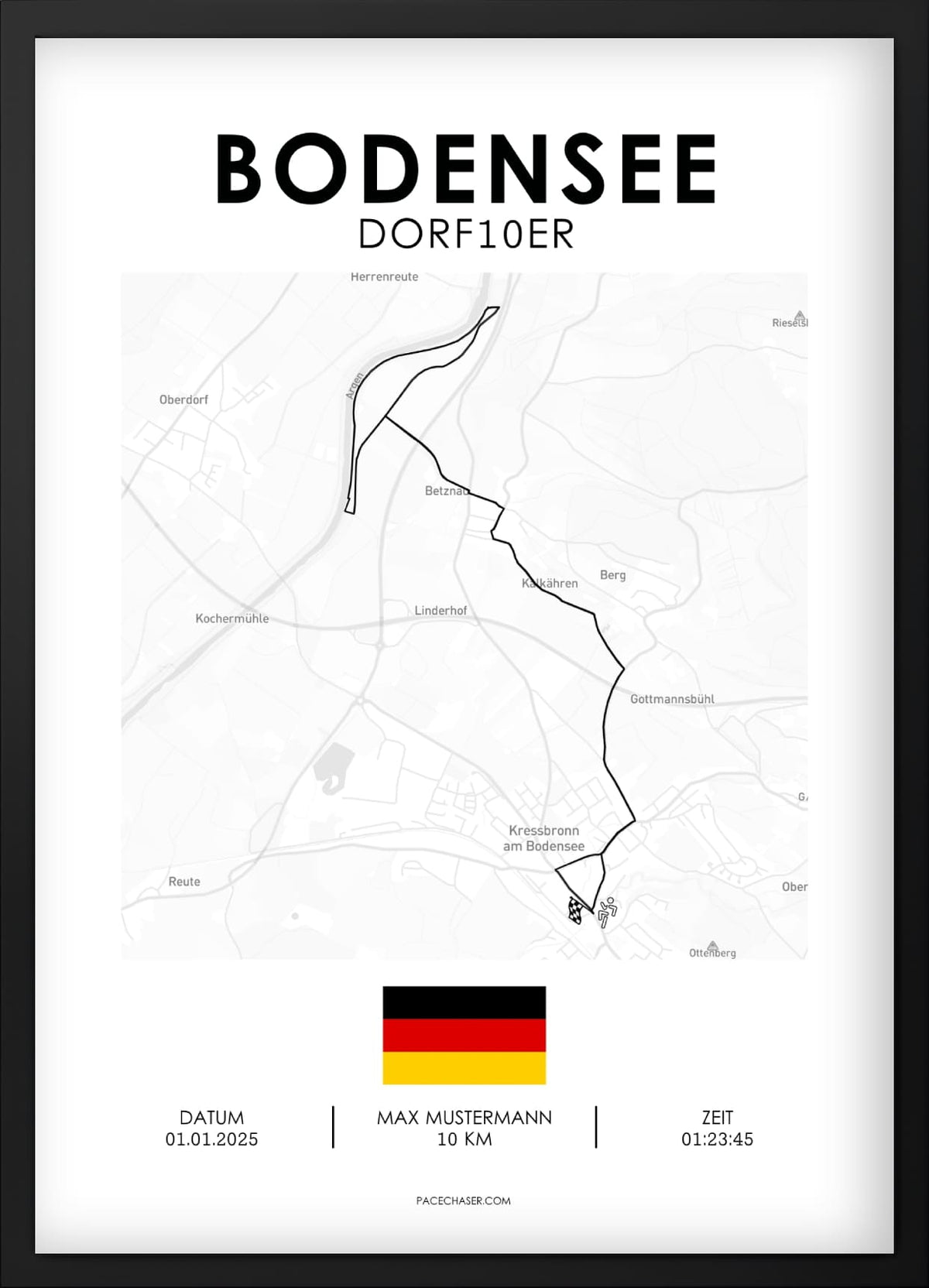 Bodensee (Kressbronn) Laufposter