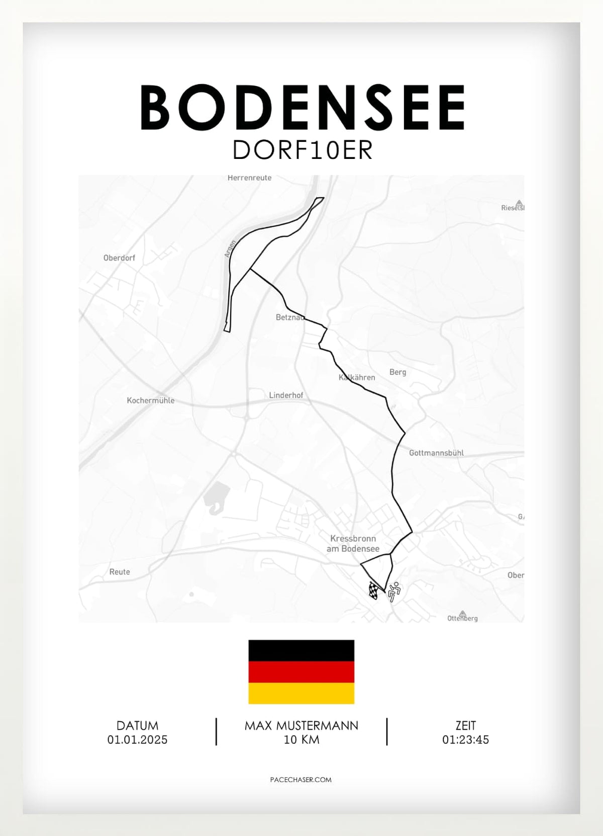 Bodensee (Kressbronn) Laufposter