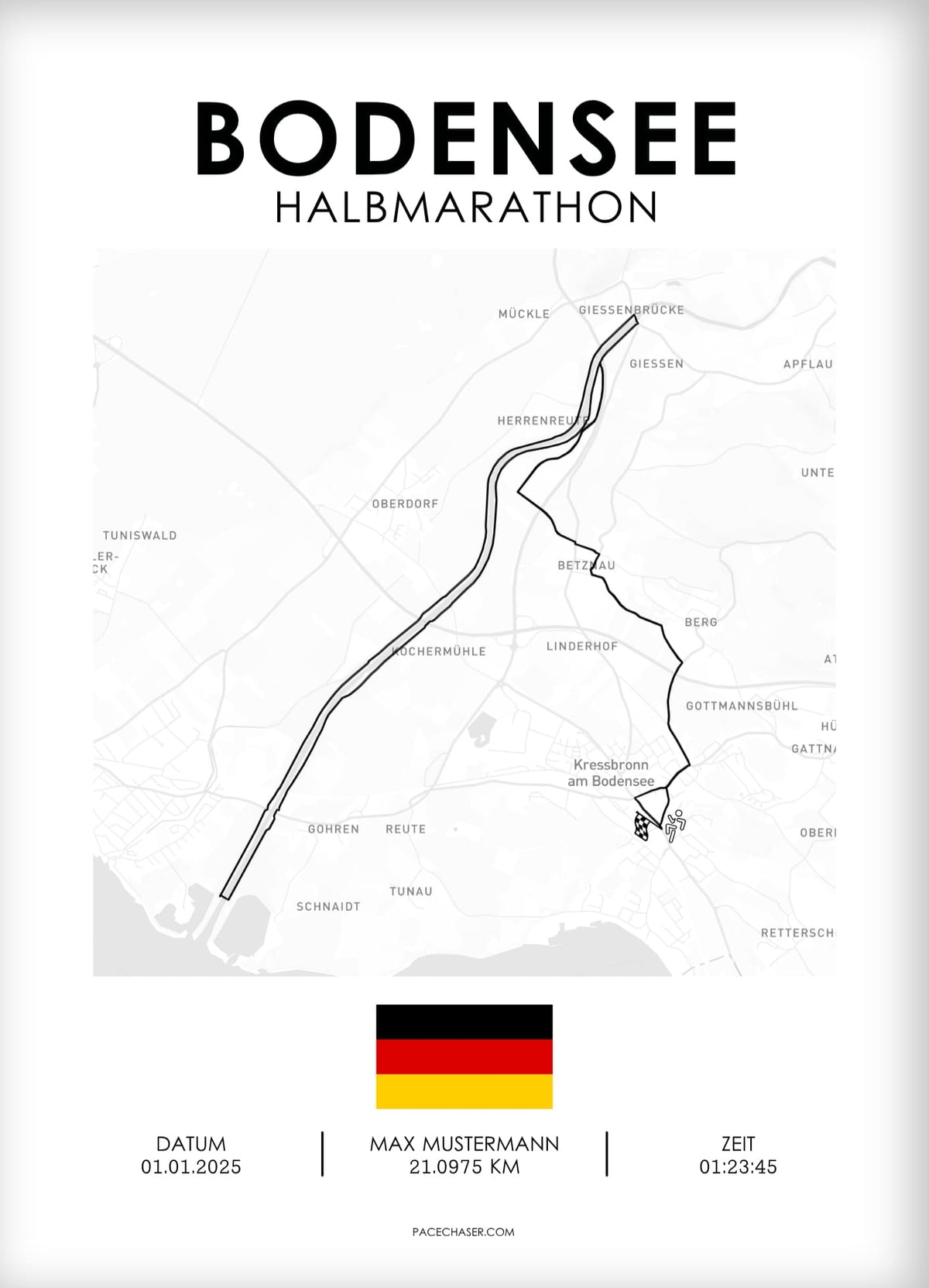 Bodensee (Kressbronn) Laufposter
