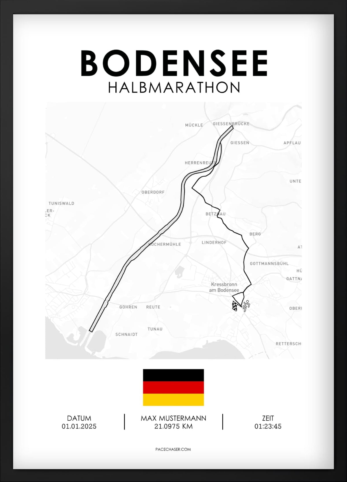 Bodensee (Kressbronn) Laufposter