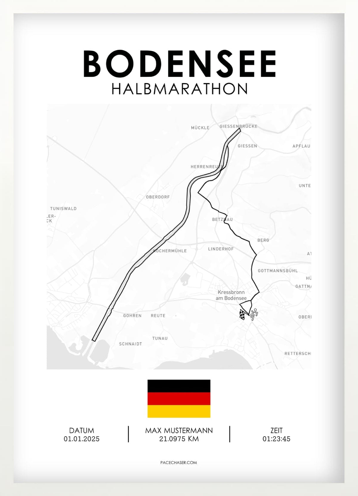 Bodensee (Kressbronn) Laufposter