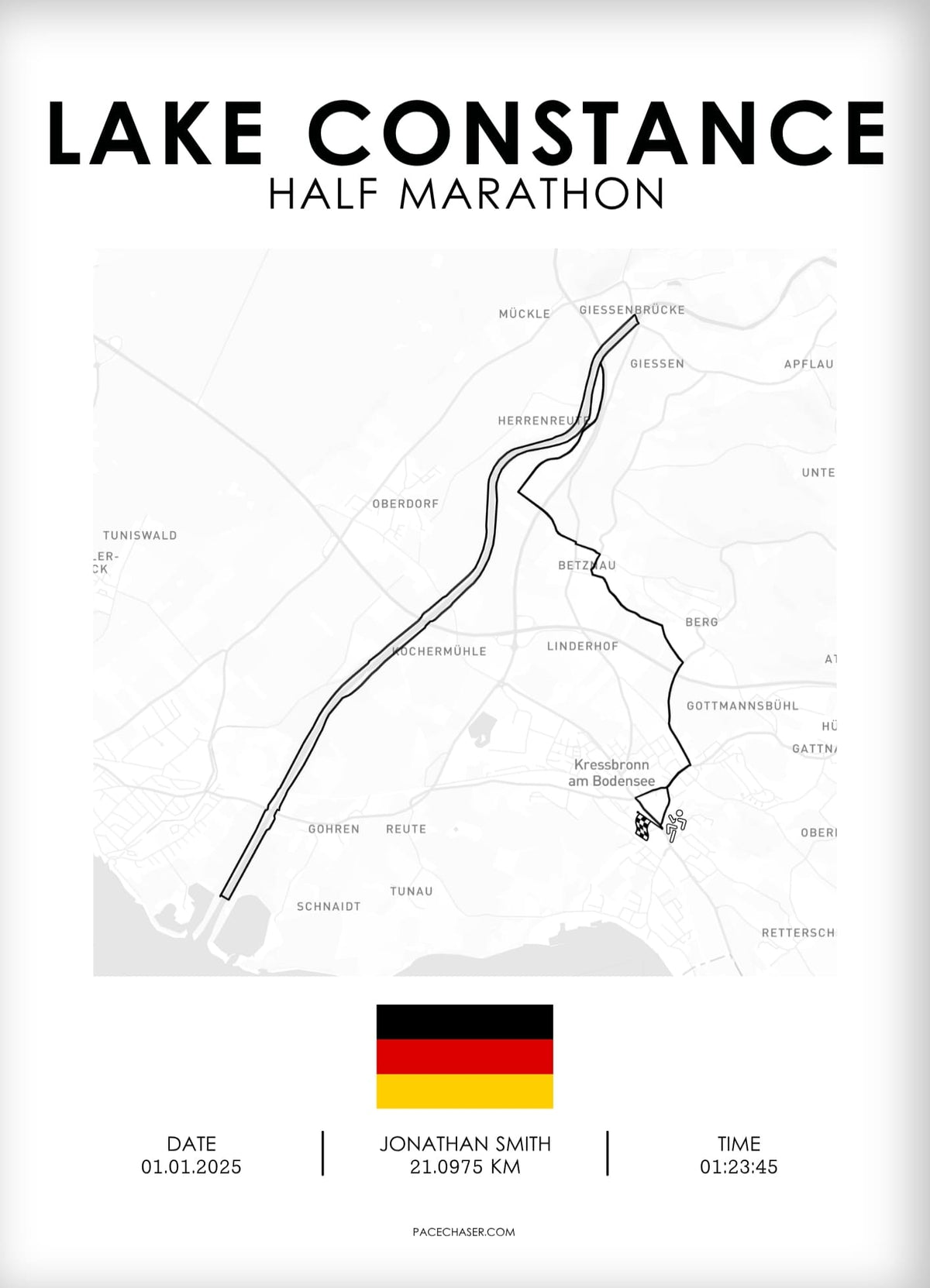Bodensee (Kressbronn) Laufposter
