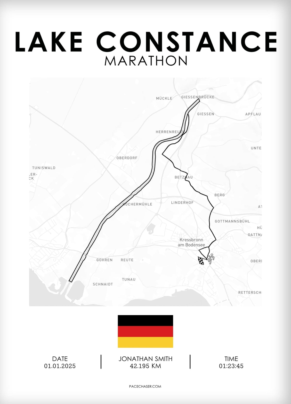 Bodensee (Kressbronn) Laufposter