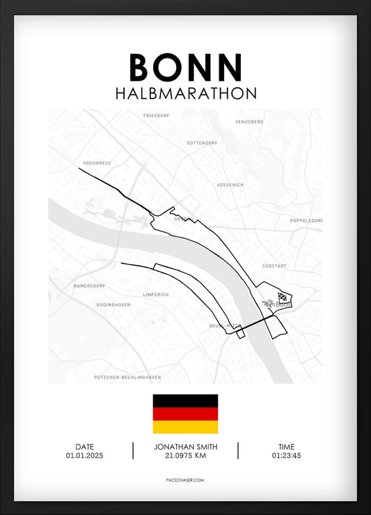 Halbmarathon Bonn Poster