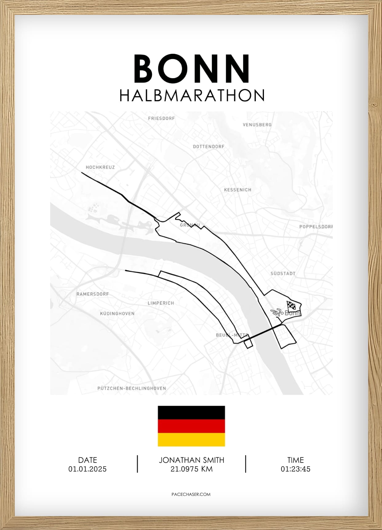 Halbmarathon Bonn Poster