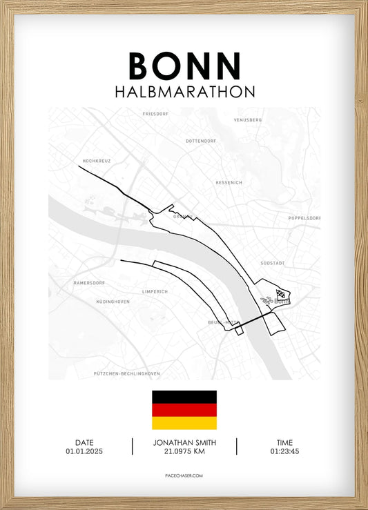 Halbmarathon Bonn Poster
