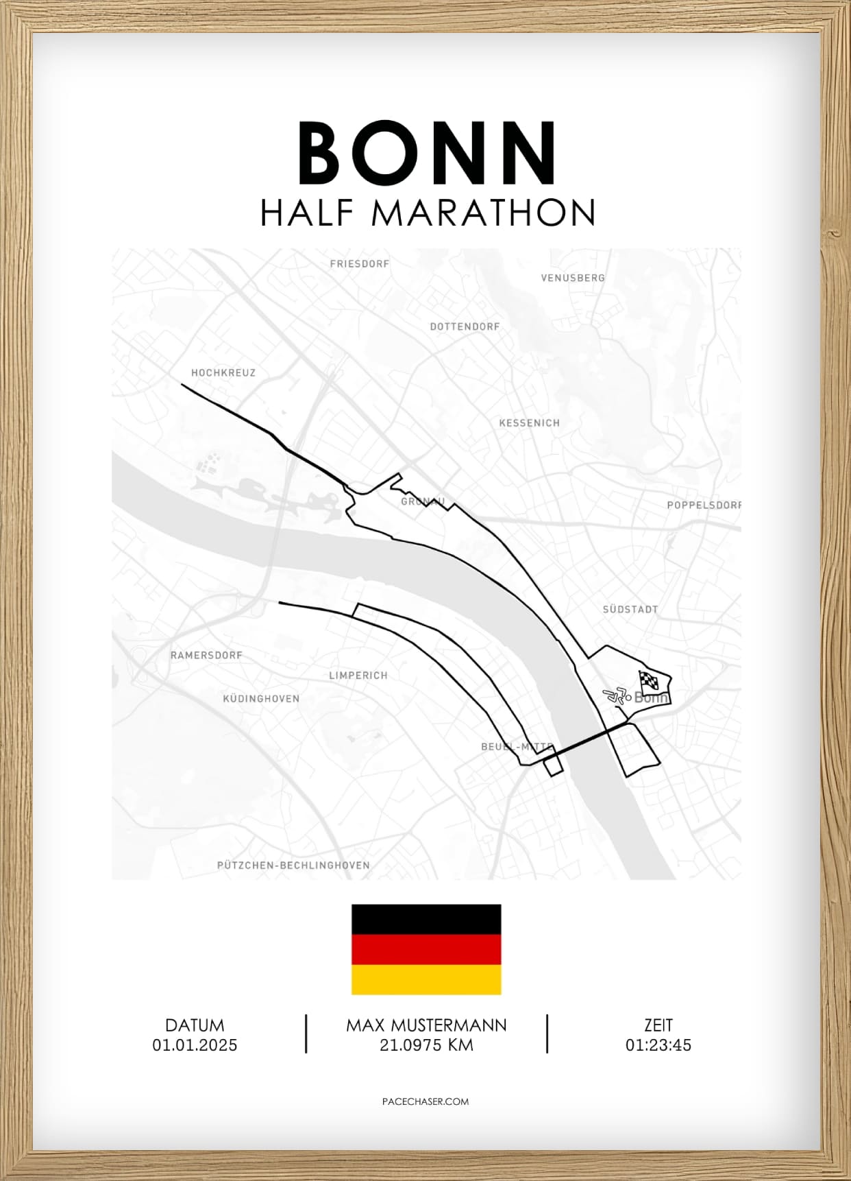 Halbmarathon Bonn Poster