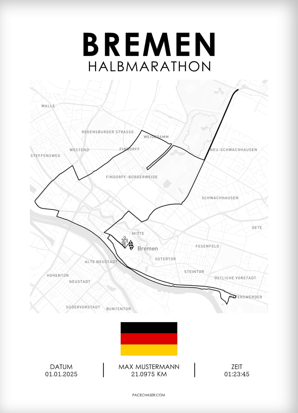 Halbmarathon Bremen Poster