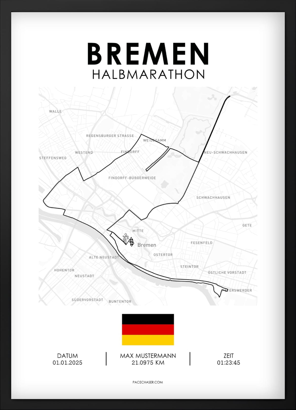 Halbmarathon Bremen Poster