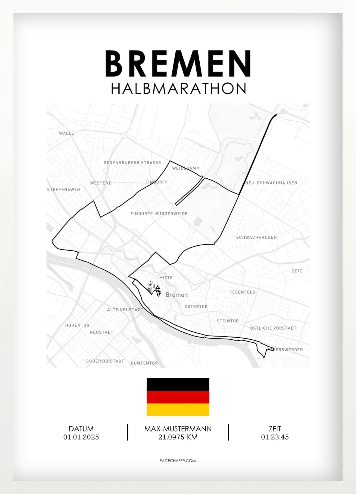Halbmarathon Bremen Poster