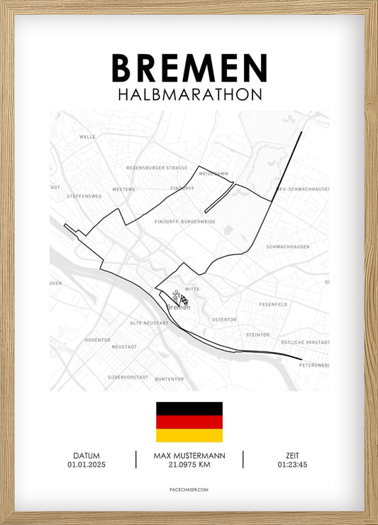 Halbmarathon Bremen Poster - ab 2024