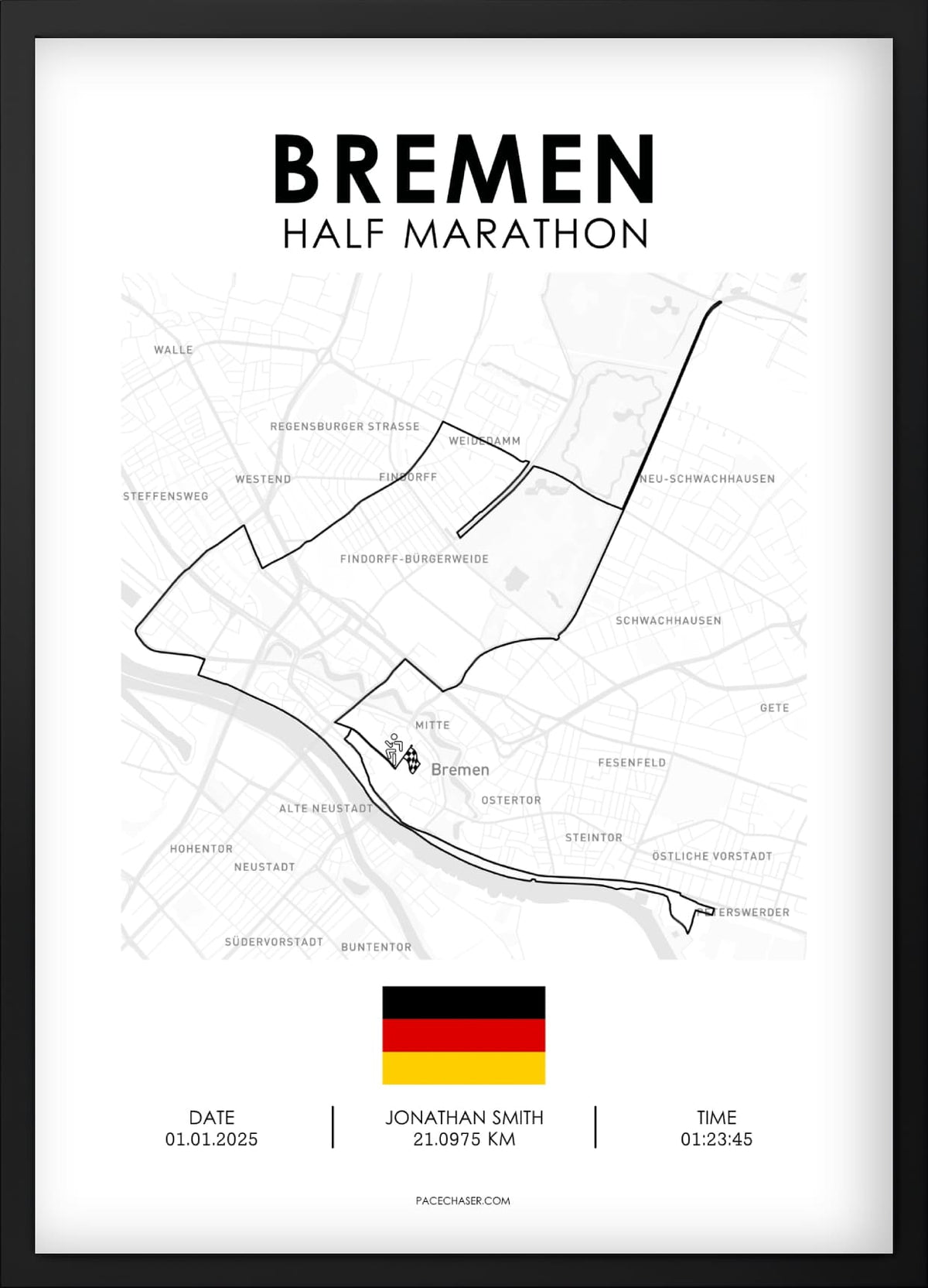 Halbmarathon Bremen Poster