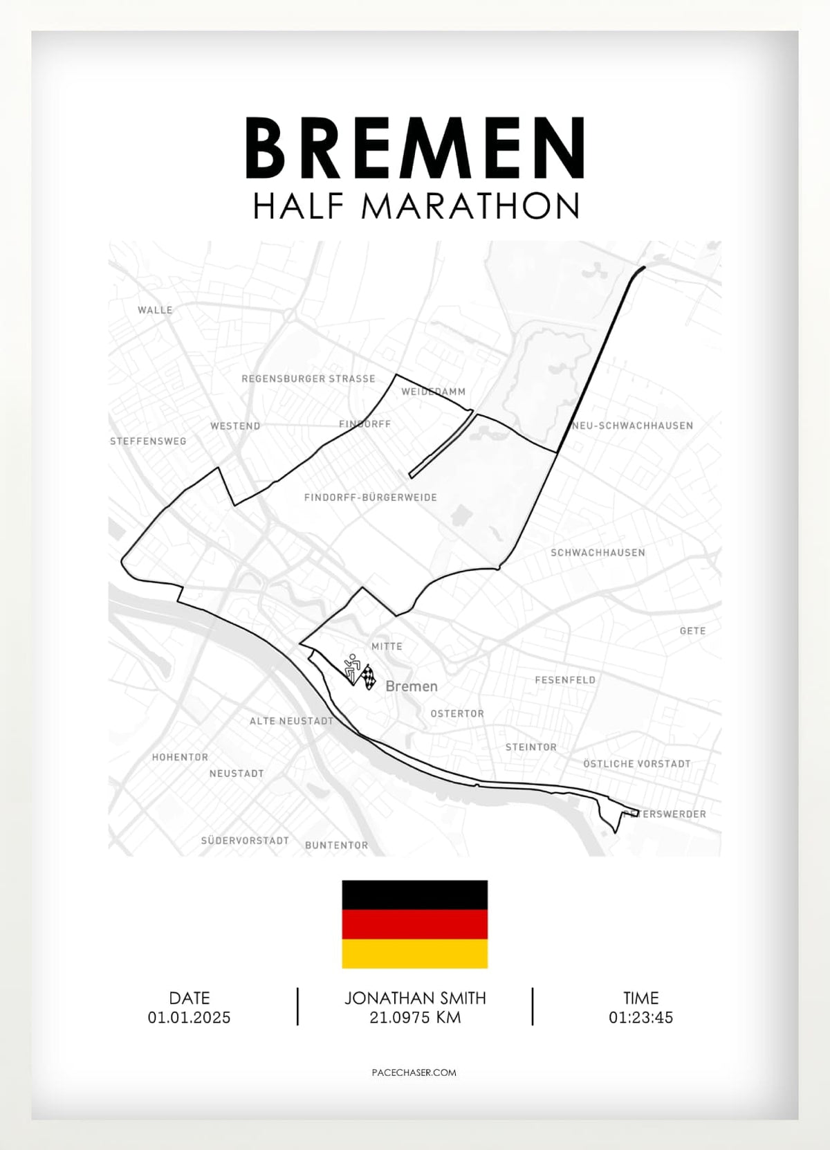 Halbmarathon Bremen Poster